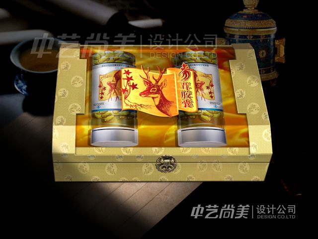慶和生物 參茸膠囊包裝設計