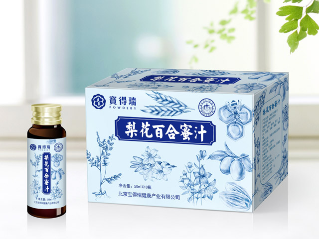 梨花百合包裝設計