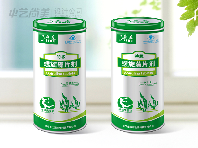 螺旋藻包裝設計