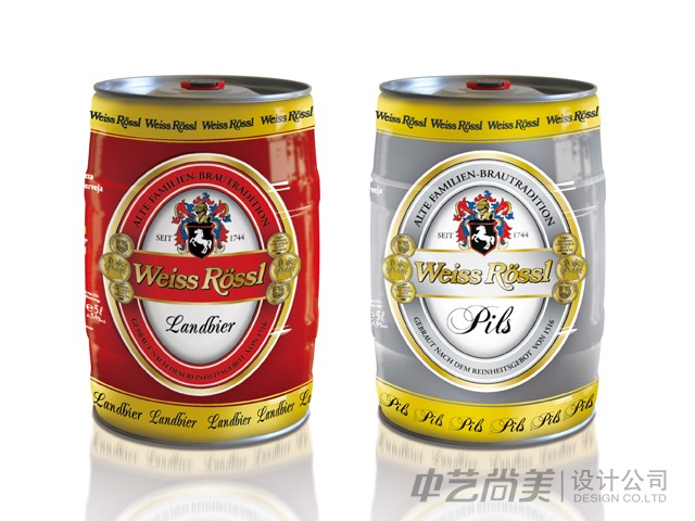 WEISS ROSSL 啤酒包裝設計