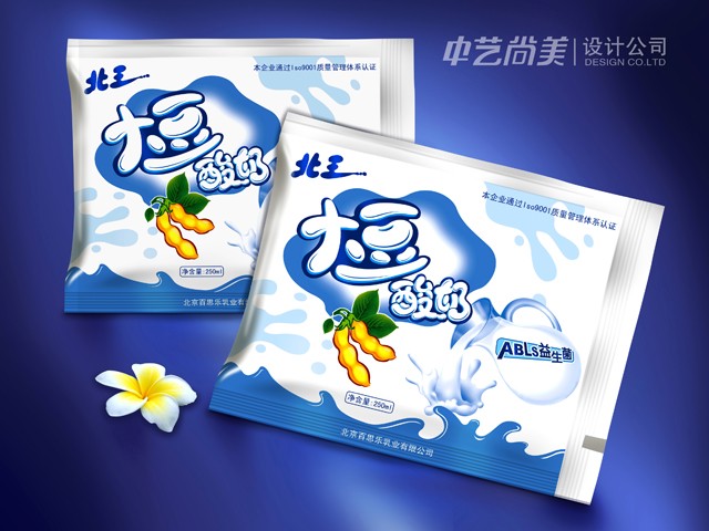 百思樂乳業酸奶包裝設計