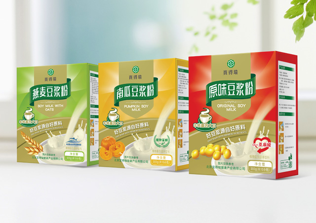 豆漿粉 包裝設計