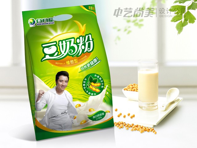 豆奶粉包裝設計 大慶日月星