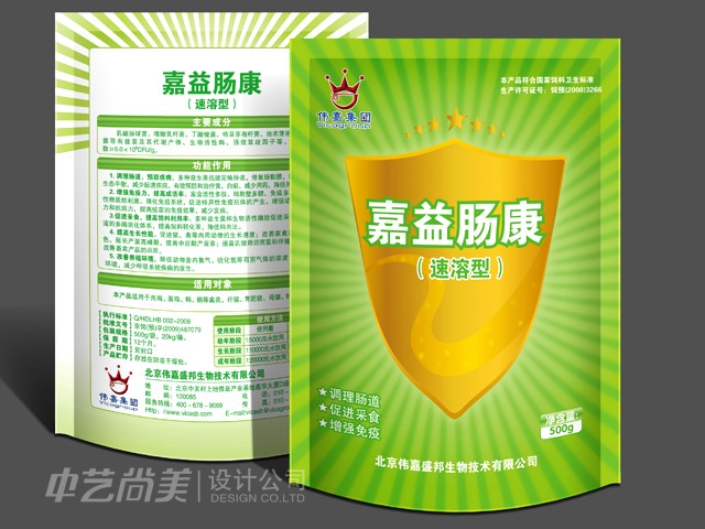 嘉益腸康飼料 包裝設(shè)計