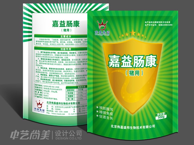 嘉益腸康飼料 包裝設(shè)計