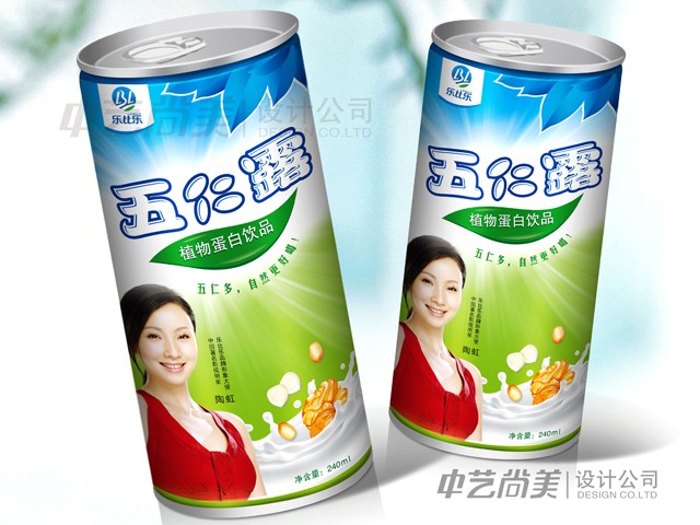 樂比樂 五仁露飲料包裝設(shè)計