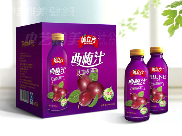 美立方 西梅汁包裝設(shè)計